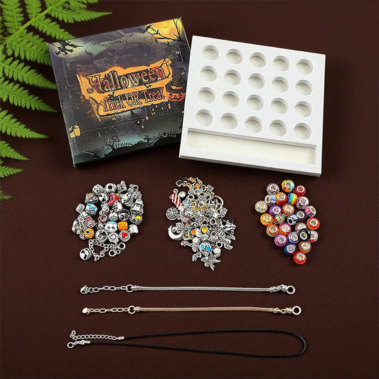 Kids' Halloween DIY Bracelet & Necklace Set